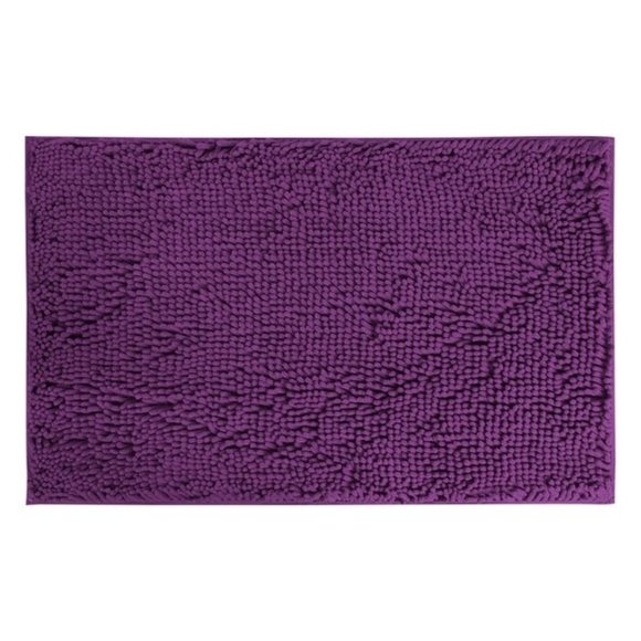 Chenille Purple Mat 24 x 36 in By Catalina Home - Picture 2 of 6
